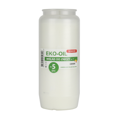 Wkład zniczowy olejowy EKO OIL 7 15cm