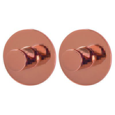 Wieszak samoprzylepny Style okrągły 3m miedziany 2 szt.