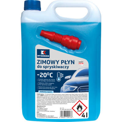 Płyn do spryskiwaczy zimowy -20℃ 4 l McKenzie