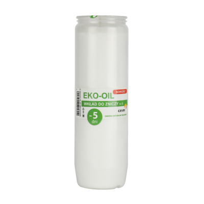 Wkład zniczowy olejowy EKO OIL nr6 18 cm 5 dni