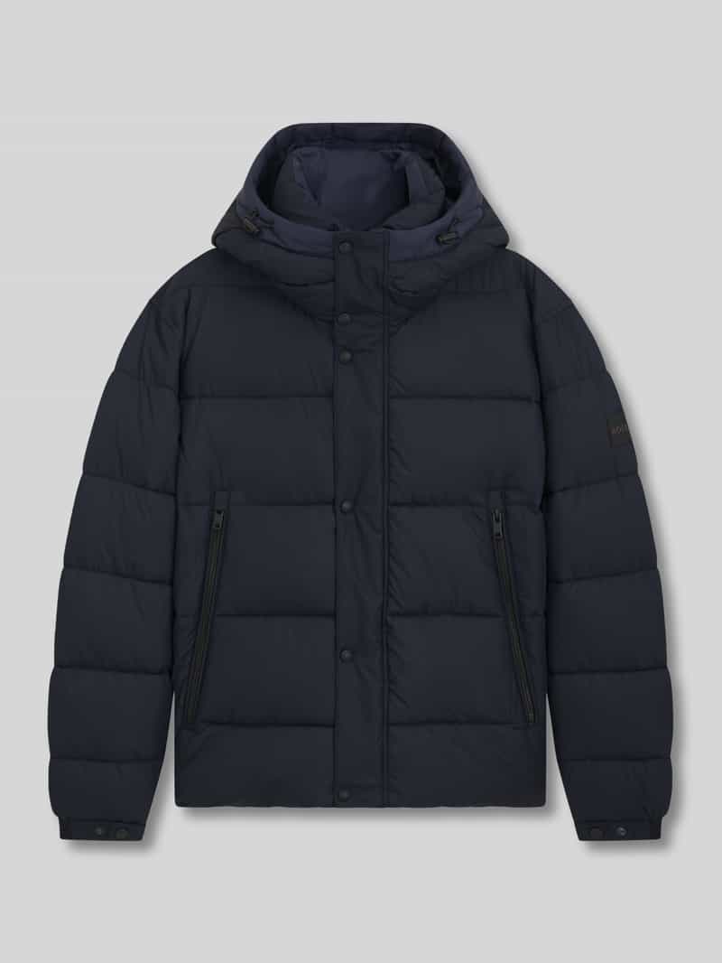 Pikowana kurtka o kroju regular fit z wodoodpornego materiału model ‘OMARIS’