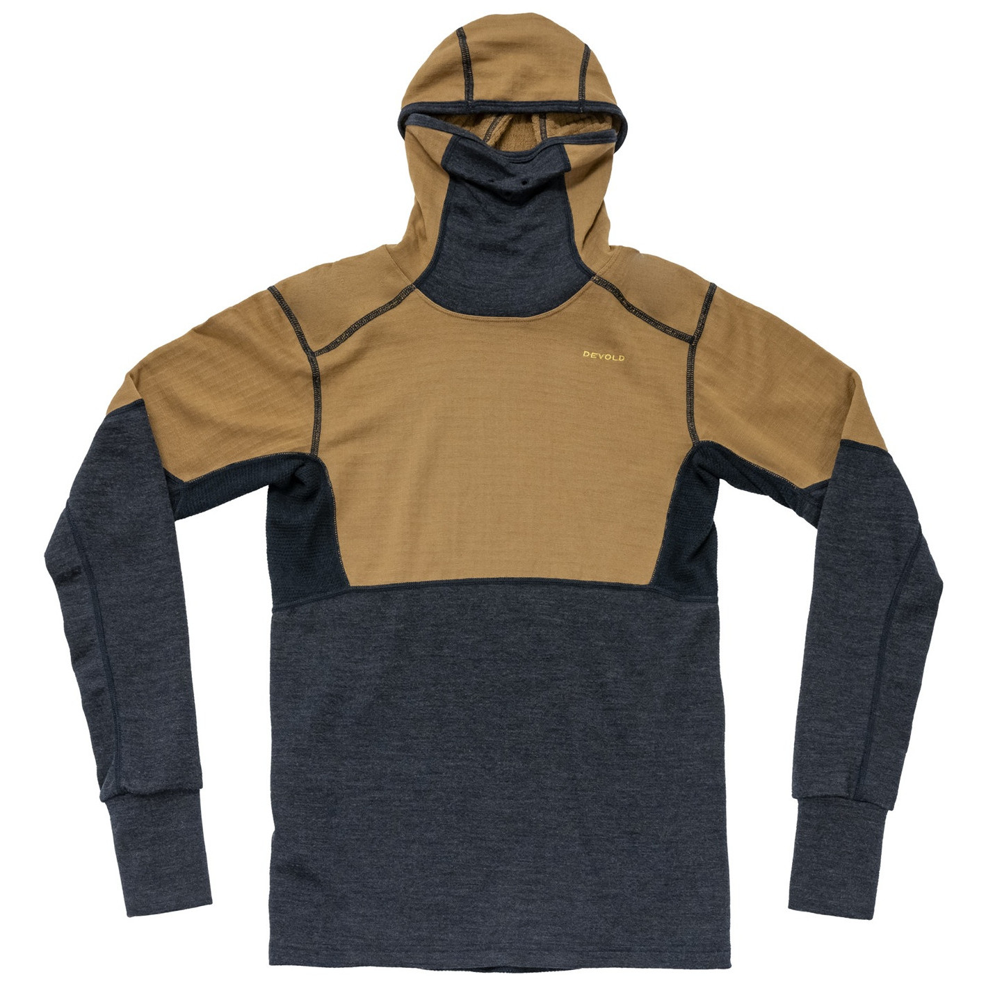 Bluza damska Devold Expedition Arctic Pro Hoodie Wmn Rozmiar: S / Kolor: brązowy/czarny