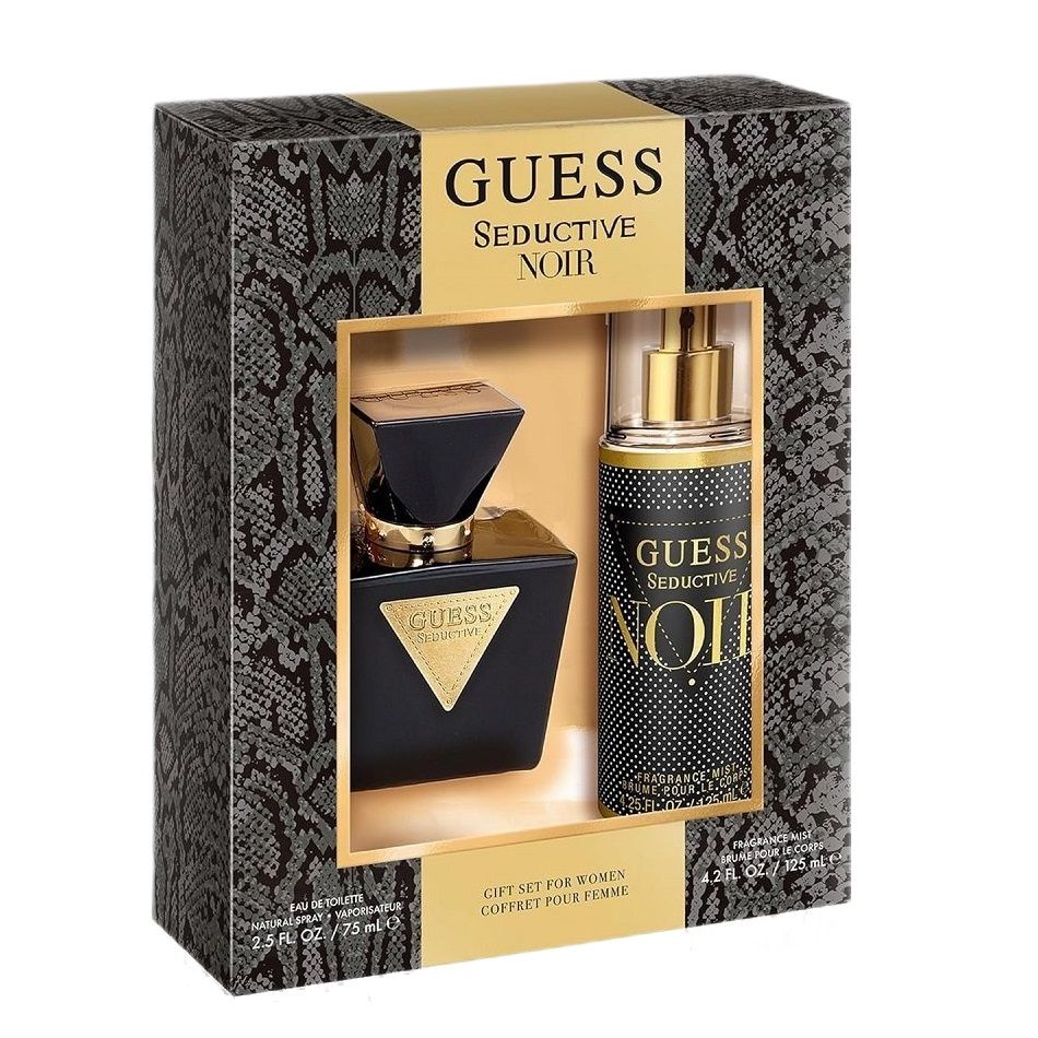 SET GUSSS Seductive Noir Femme EDT spray 75ml + BODY MIST 125ml