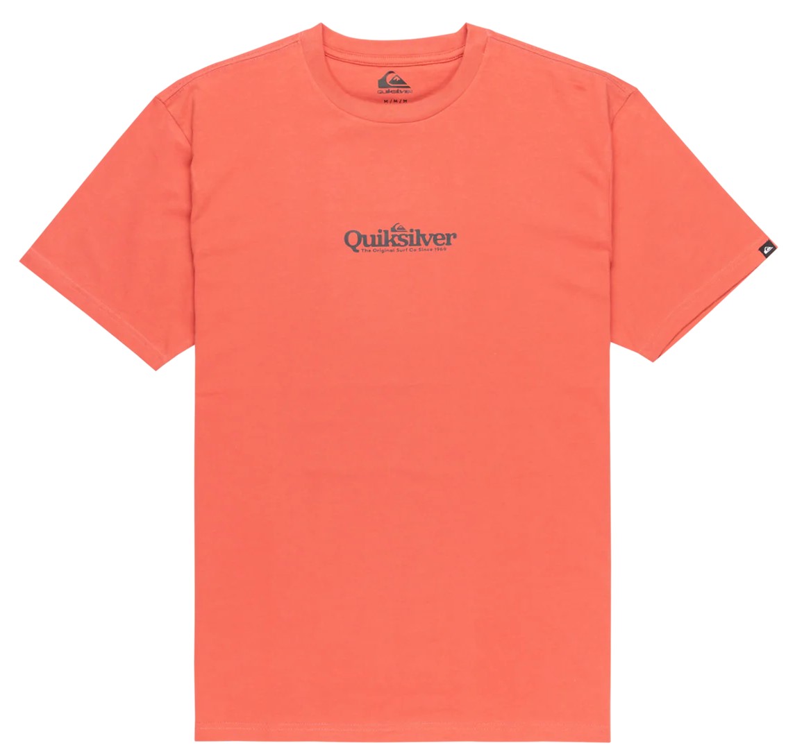 t-shirt QUIKSILVER FINELINE MMZ0/MINERAL RED