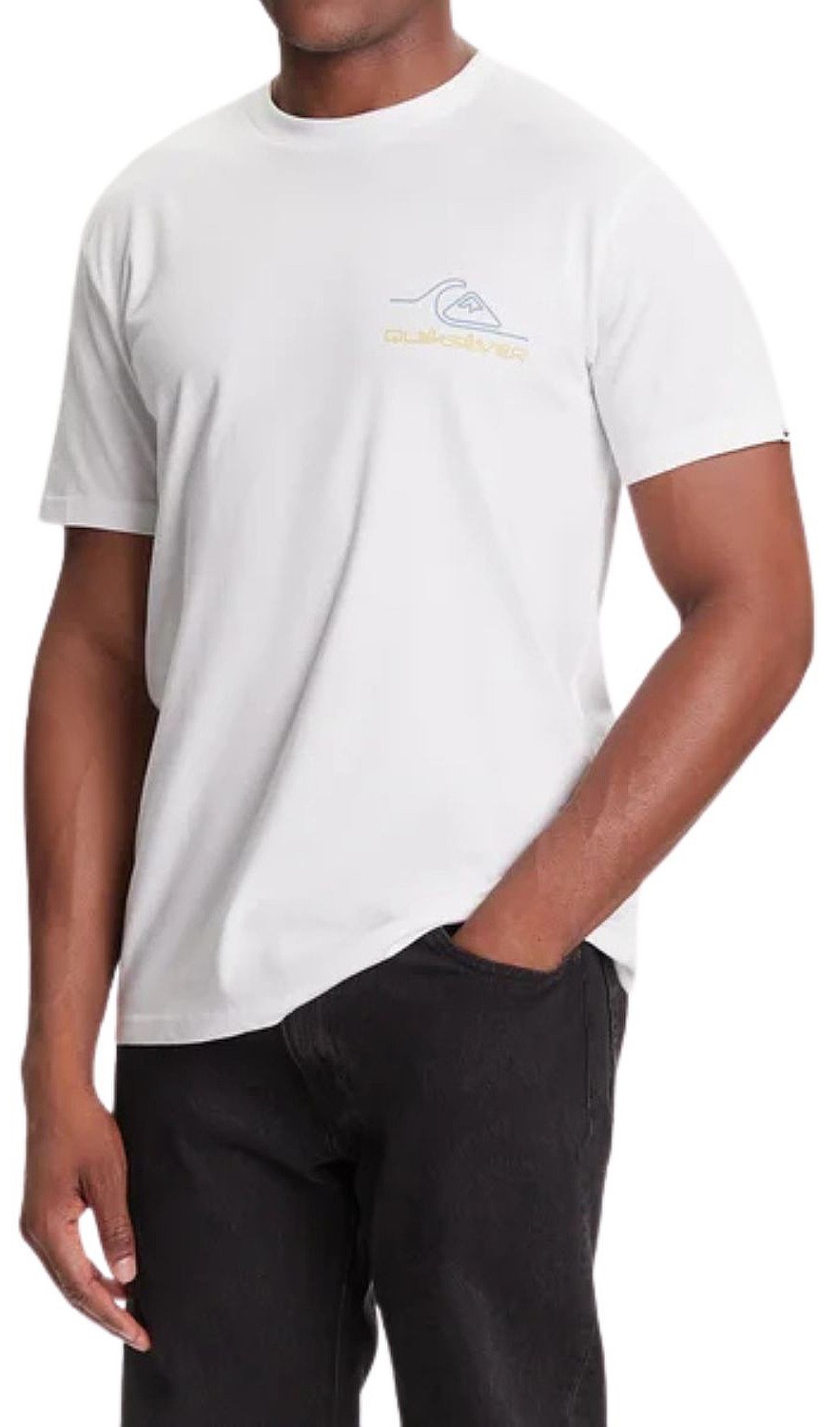 t-shirt QUIKSILVER LIGHT WAVES WBB0/WHITE