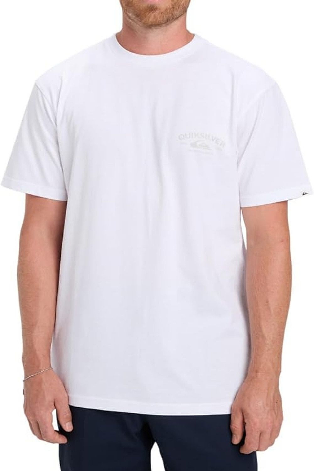 t-shirt QUIKSILVER ANCHOR LOCKUP WHITE
