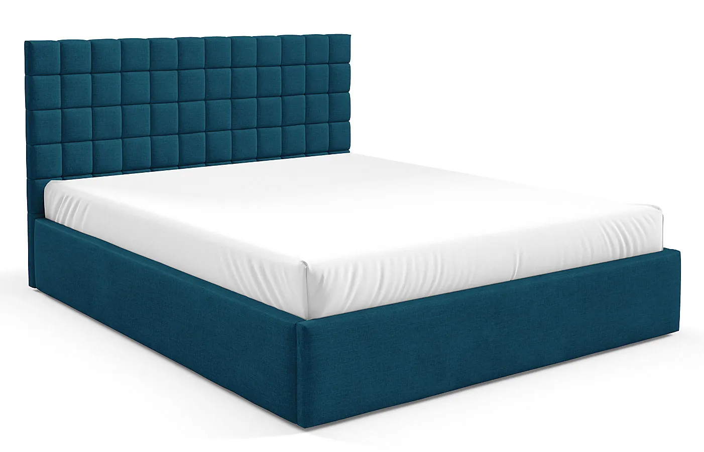 Granatowe nowoczesne łóżko 3 rozmiary L7-B36