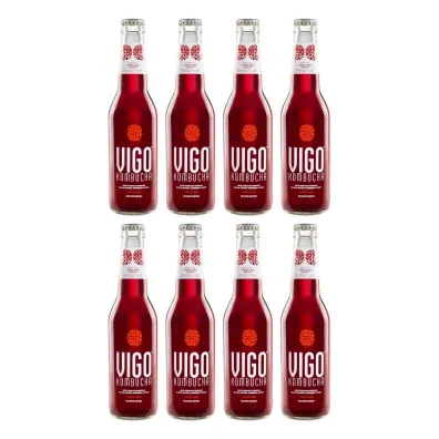 Vigo Yoko Napój Kombucha Jagody Acai Zestaw 8 x 330 ml