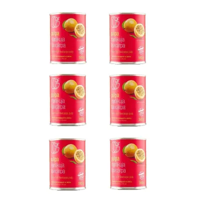 Quality Food Pulpa z marakui Zestaw 6 x 565 g