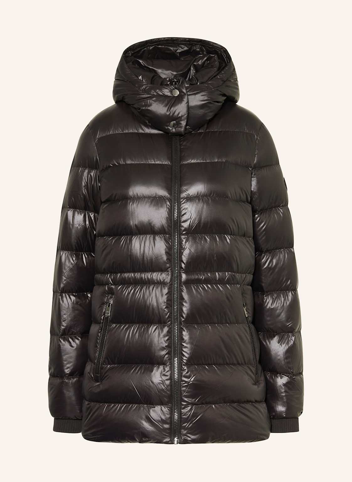 Tommy Hilfiger Płaszcz Puchowy Z Odpinanym Kapturem schwarz