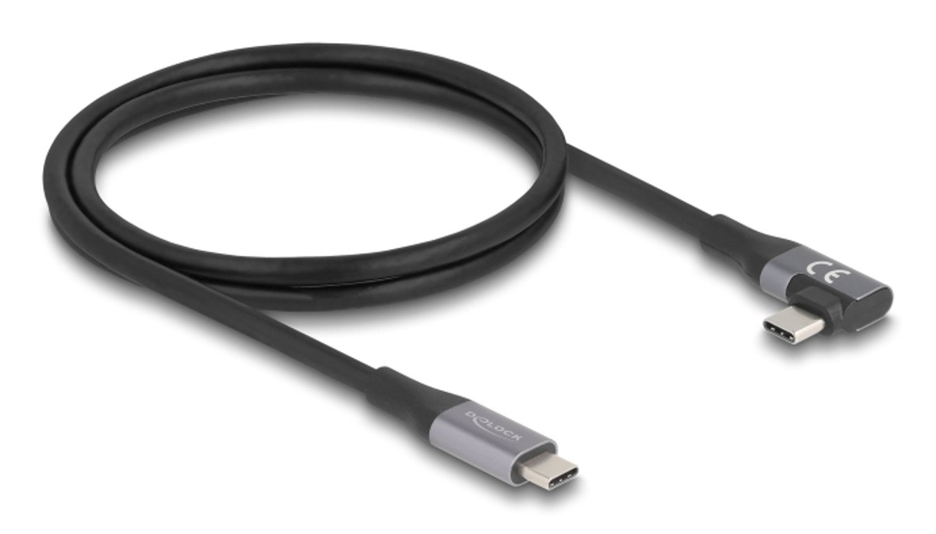 DeLOCK 81131 kabel USB 1 m USB C Czarny