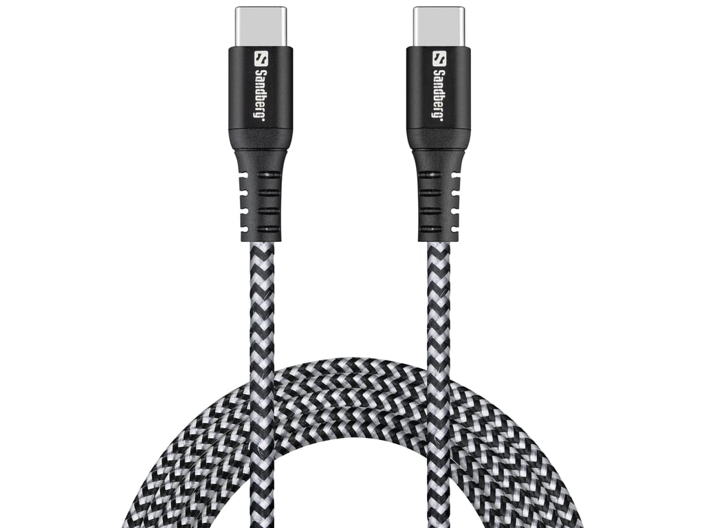 Sandberg 441-67 kabel USB USB 2.0 2 m USB C Czarny, Biały