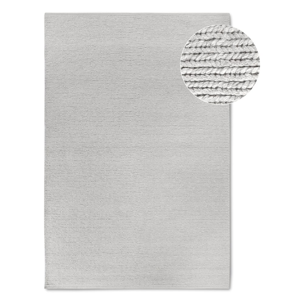 Biały wełniany dywan tkany ręcznie 80x150 cm Francois – Villeroy&Boch