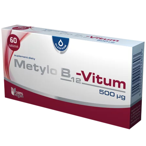 Oleofarm Metylo B12-Vitum 500 µg, 60 tabletek