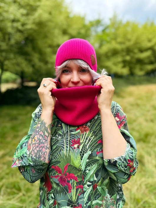 Bawełniany komin Malina