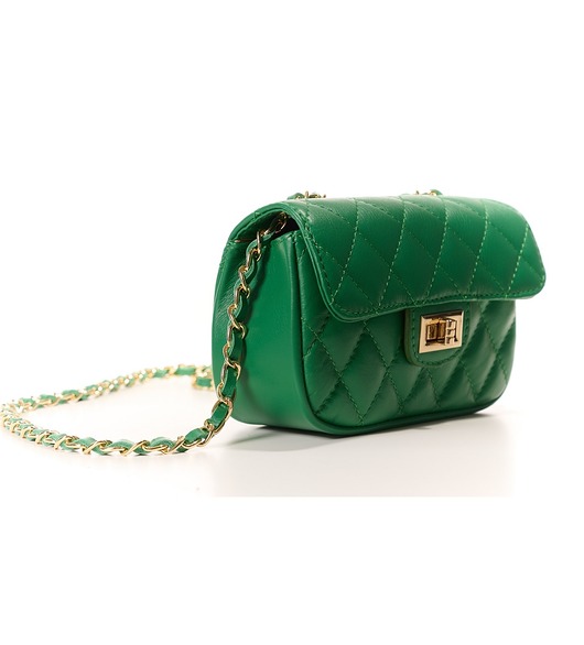 Torebka skórzana na ramię - pikowana (6500)