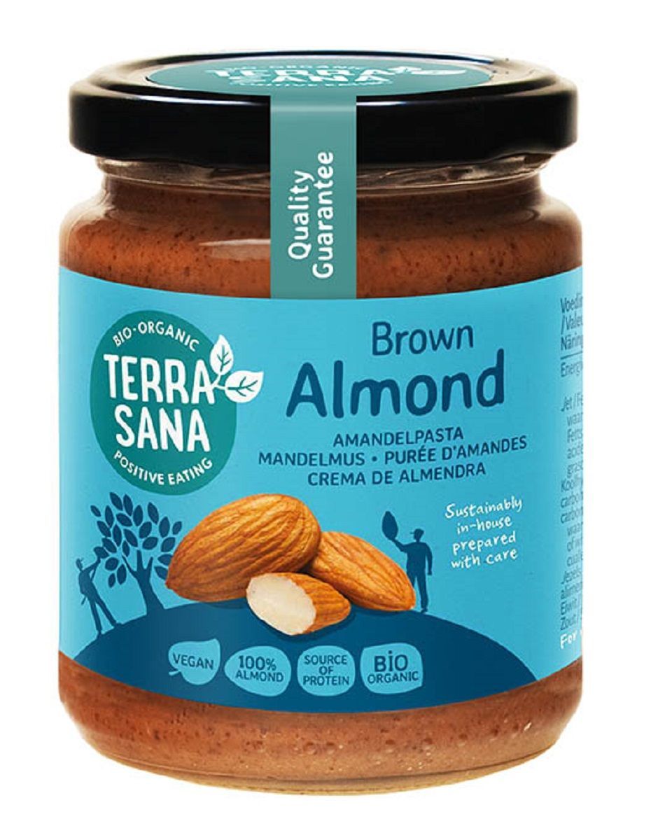 Terrasana Krem z migdałów prażonych 100 % 250 g Bio - żywność