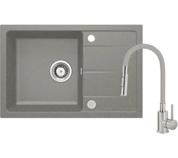 Deante ZRDS113 Szary metalik + bateria BOCS740