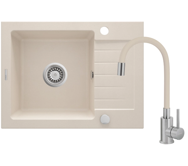 Deante ZQZ_511A Beżowy + bateria BOC_5720