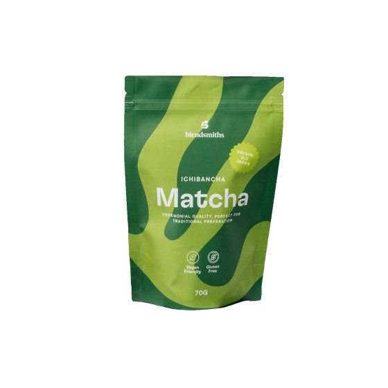 Ceremonialna zielona herbata matcha Blendsmiths Ichibancha Matcha, 70 g