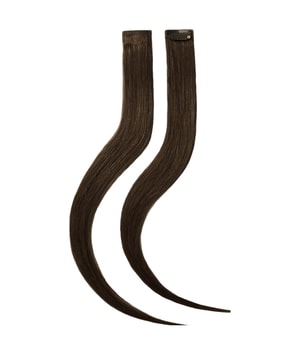 Rapunzel of Sweden Single Invisible Clip-ins Straight / 2 pieces 1.2 Black Brown 40 cm Włosy do przedłużania 10 g
