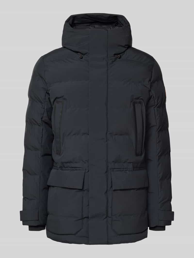 Kurtka pikowana z kapturem model ‘QUINLAN’