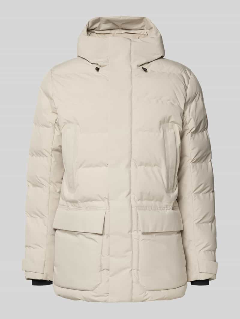 Kurtka pikowana z kapturem model ‘QUINLAN’