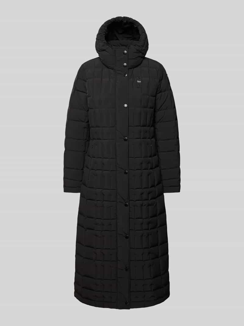 Płaszcz puchowy z kieszeniami zapinanymi na zamek błyskawiczny model ‘KALADA’