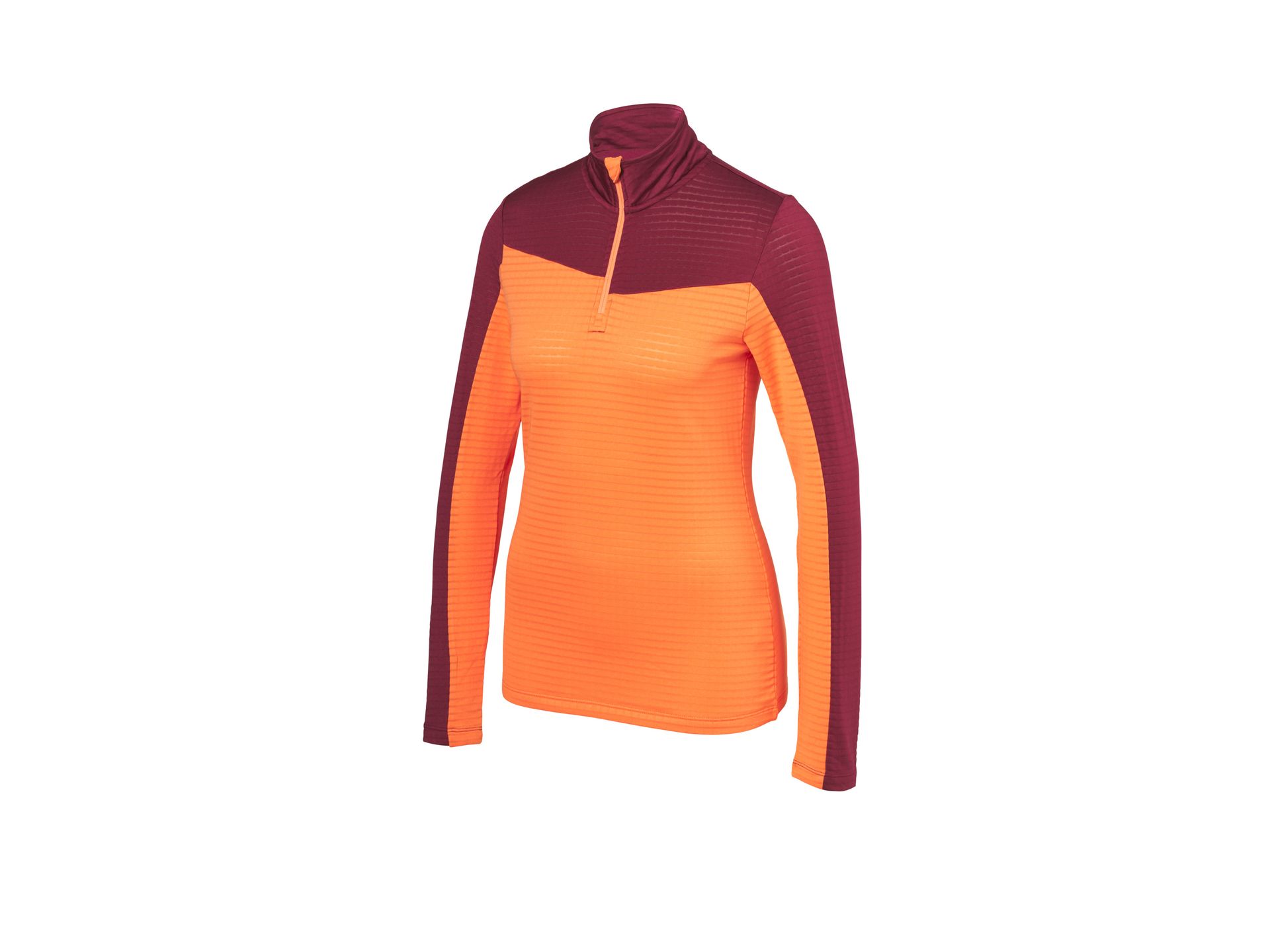 CRIVIT Bluza funkcyjna polarowa damska (Czerwony, S (36-38))