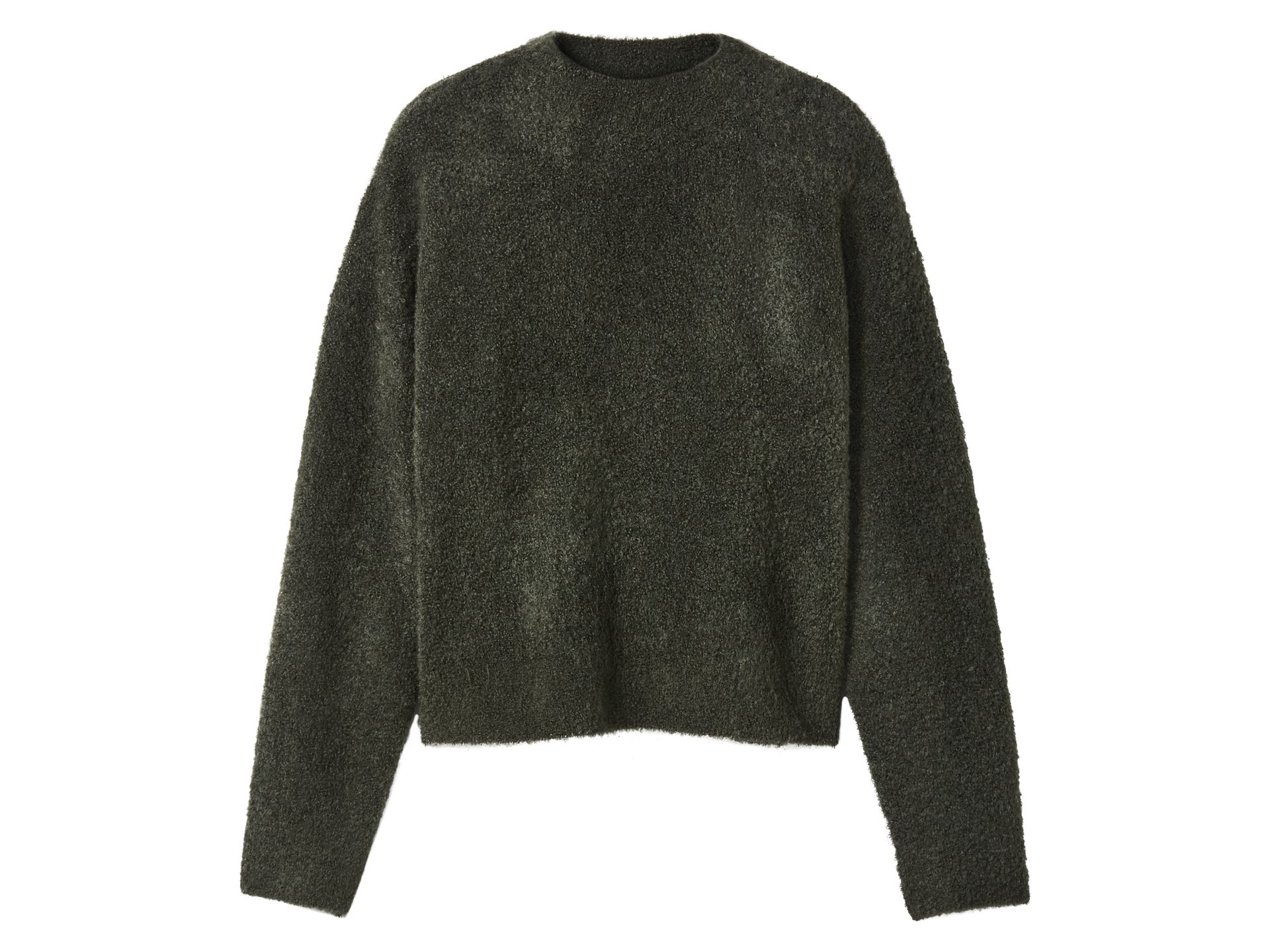 esmara® Sweter damski dzianinowy (Oliwkowy, L(44/46))