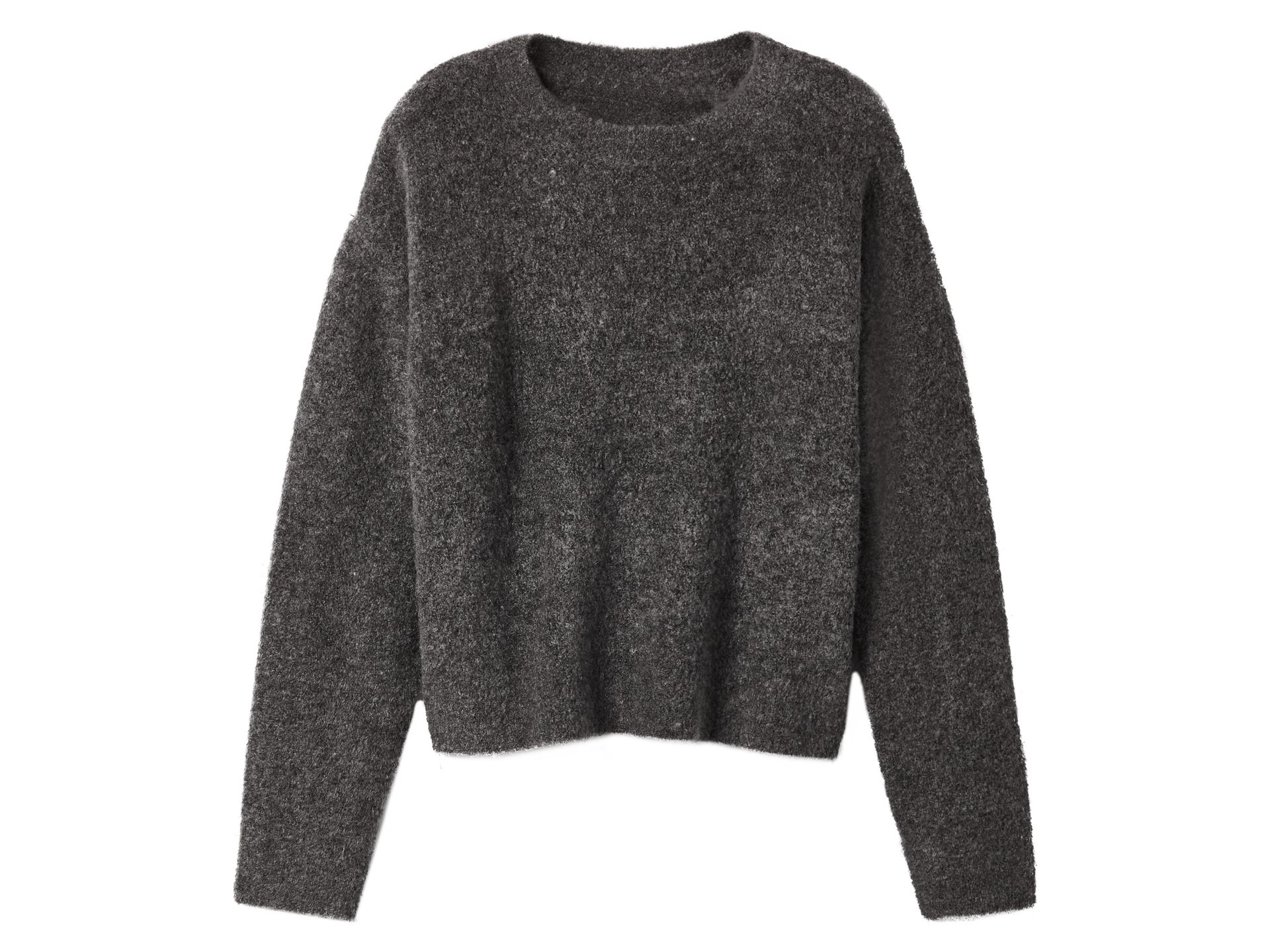 esmara® Sweter damski dzianinowy (Szary, M(40/42))