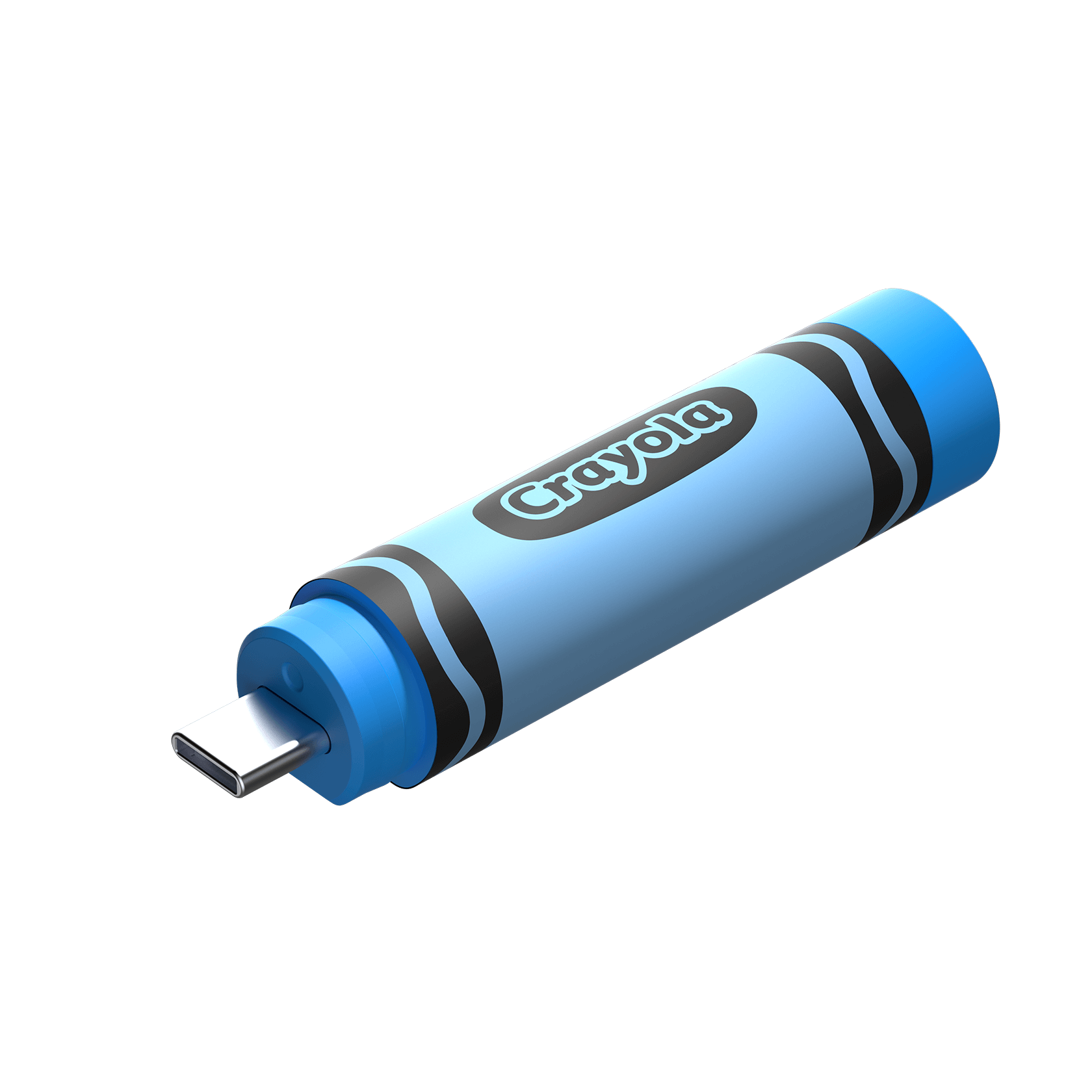 SanDisk Crayola USB-C Flash Drive - Cerulean Blue, 128GB - SDCZIC-128G-G46B