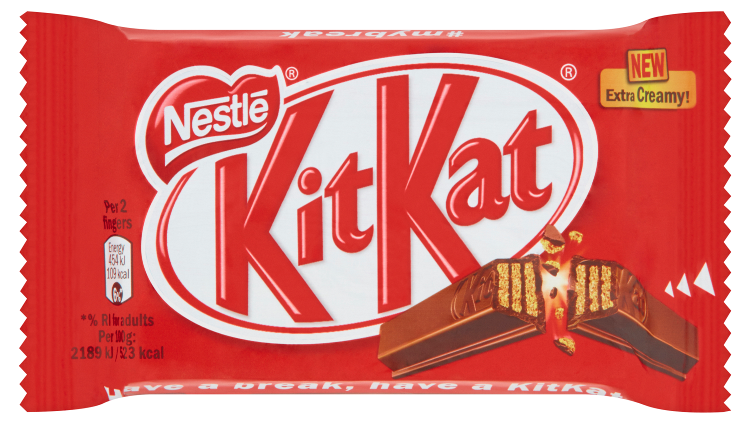 KIT KAT 4 Finger Paluszki waflowe w mlecznej czekoladzie 41,5 g