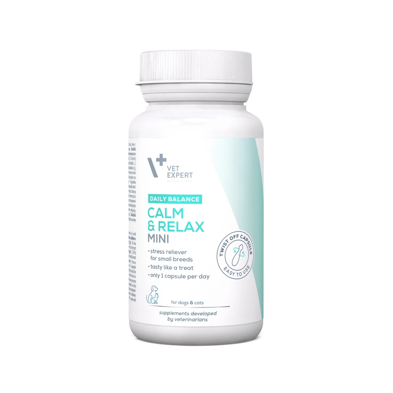 VETEXPERT Calm&Relax Mini - suplementy dla psa i kota - 30szt.