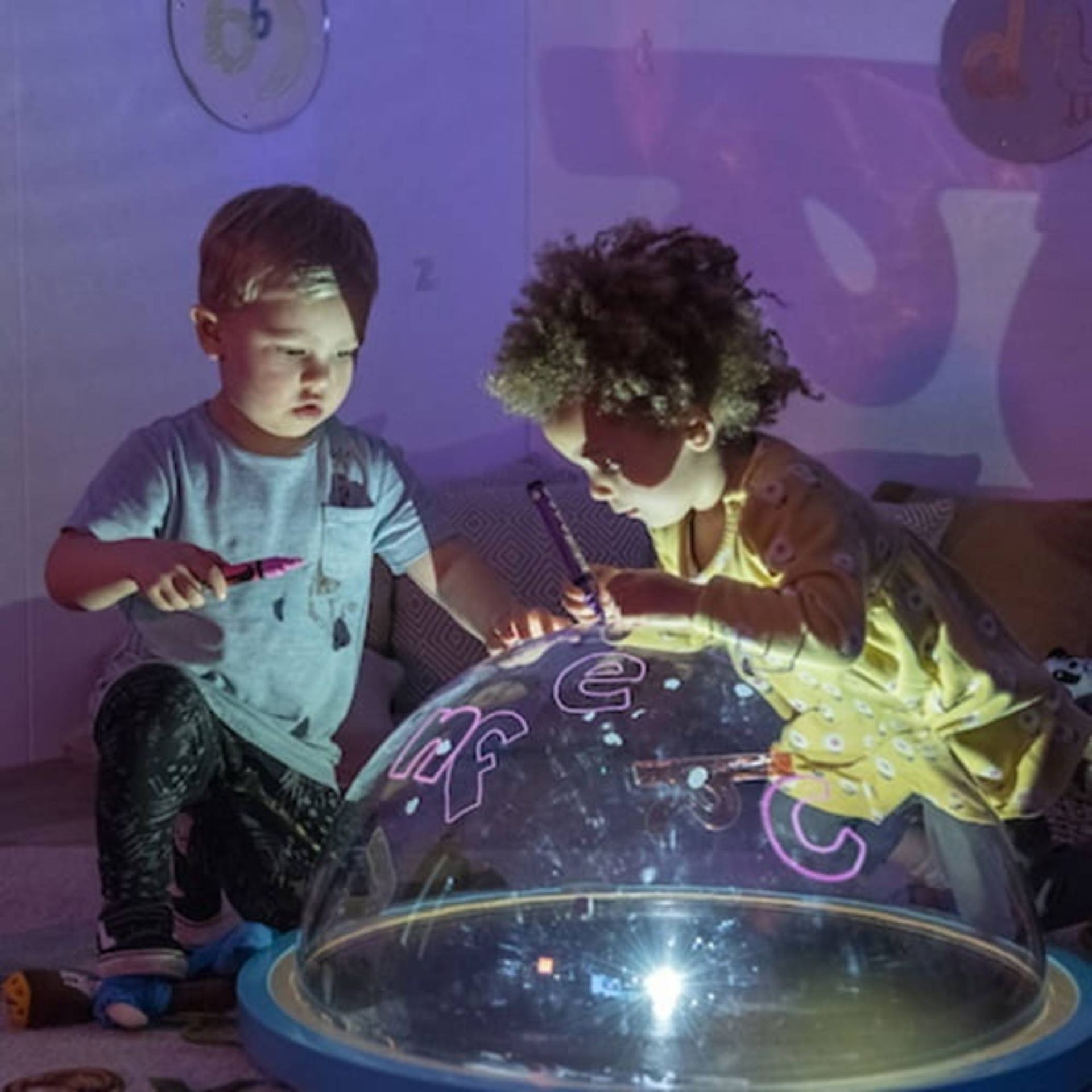 Sensoryczna kopuła świetlna, projektor immersyjny TTS