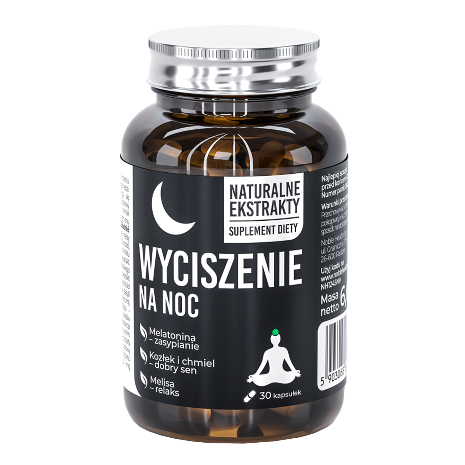 Noble Health Wyciszenie Na Noc, 30 kapsułek