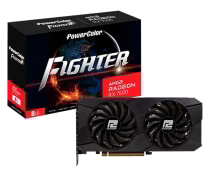 PowerColor Radeon RX 7600 Fighter 8GB V2 GDDR6 RX 7600 8G-F/V2