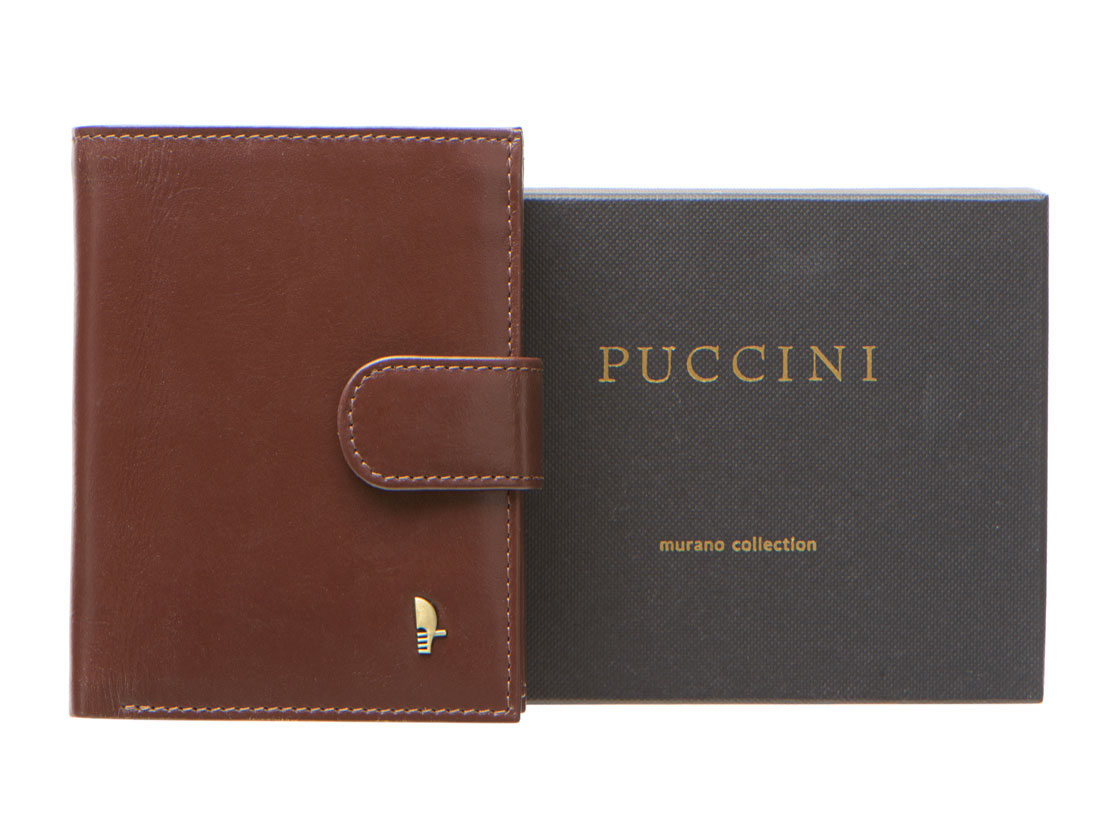 Puccini MU1905-2D – skórzany portfel męski brązowy elegancja i RFID MU1905-2D