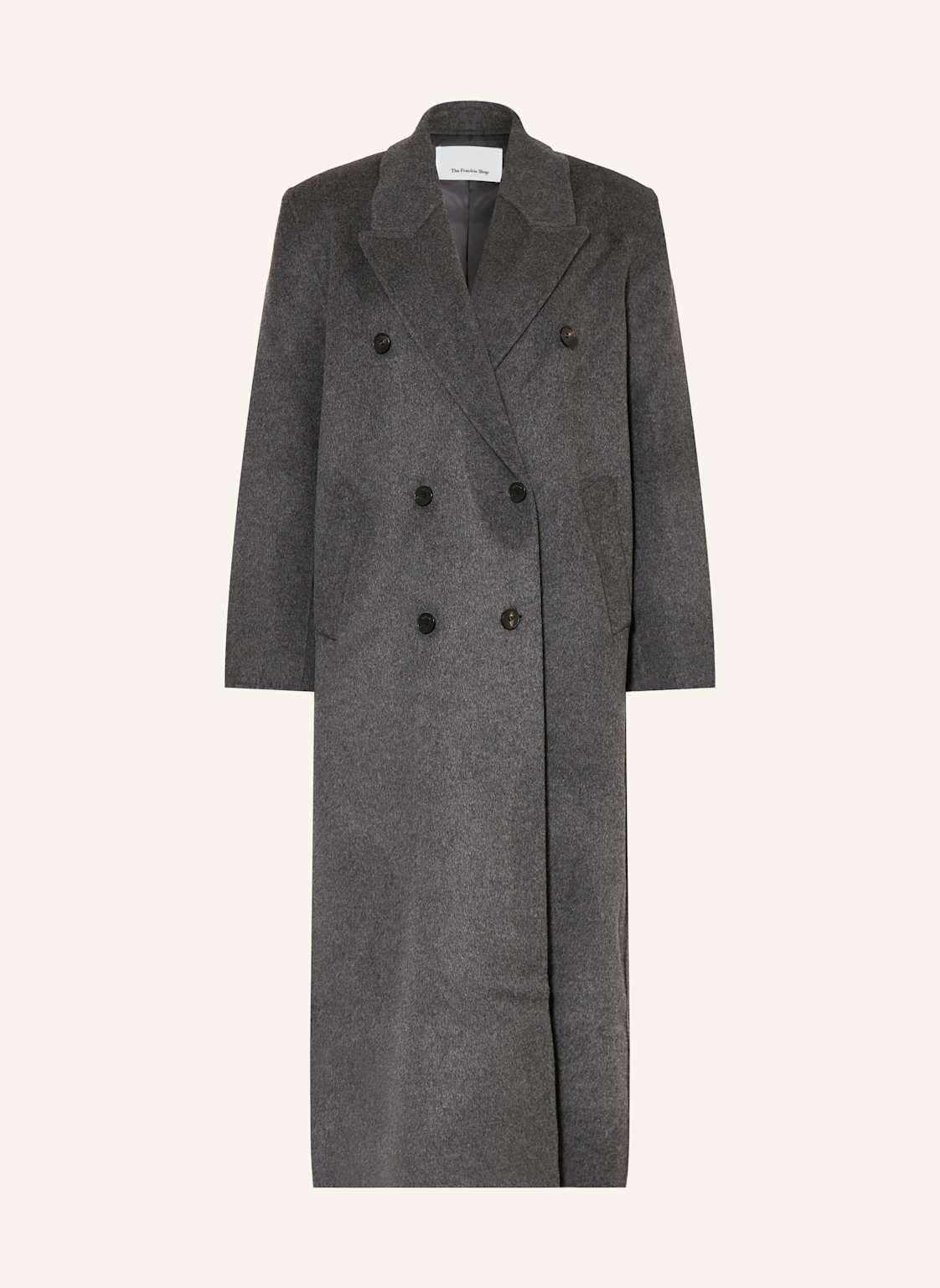The Frankie Shop Płaszcz Wełniany Gaia grau