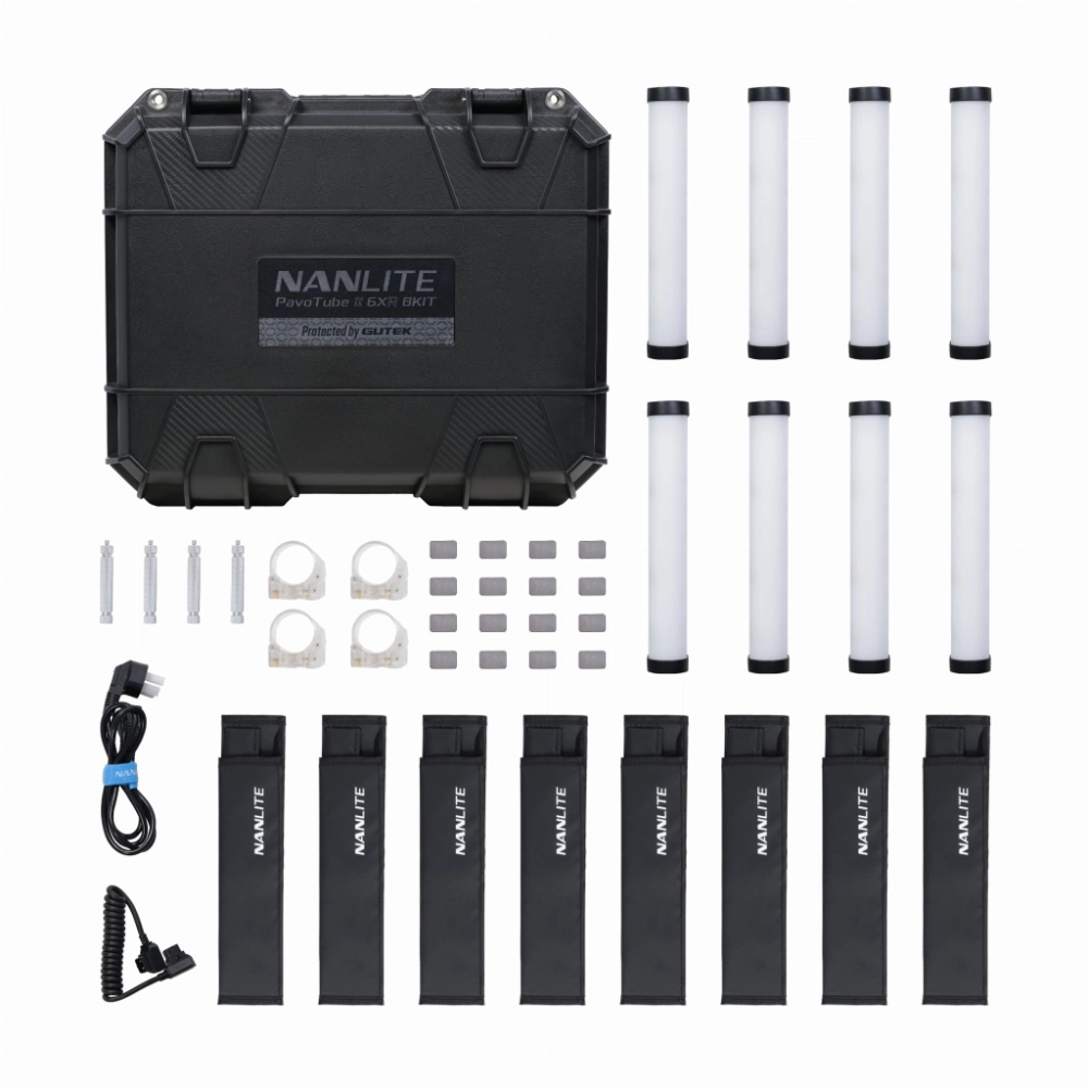 NANLITE PavoTube II 6XR LED RGBWW Pixel Tube Light Kit