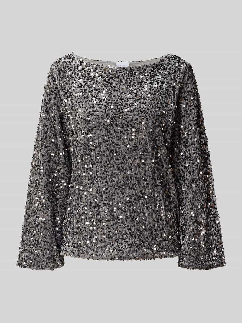 Bluzka z cekinowym obszyciem model ‘FAITH’