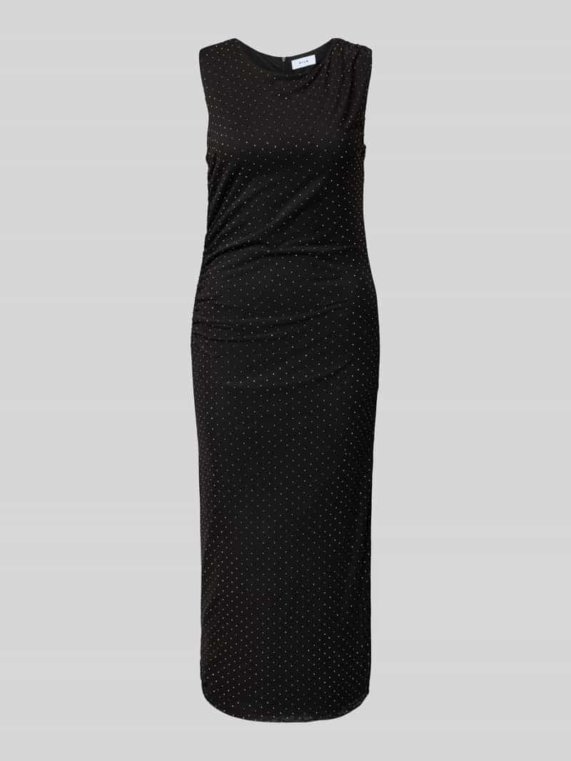 Sukienka midi z okrągłym dekoltem model ‘MINNA’