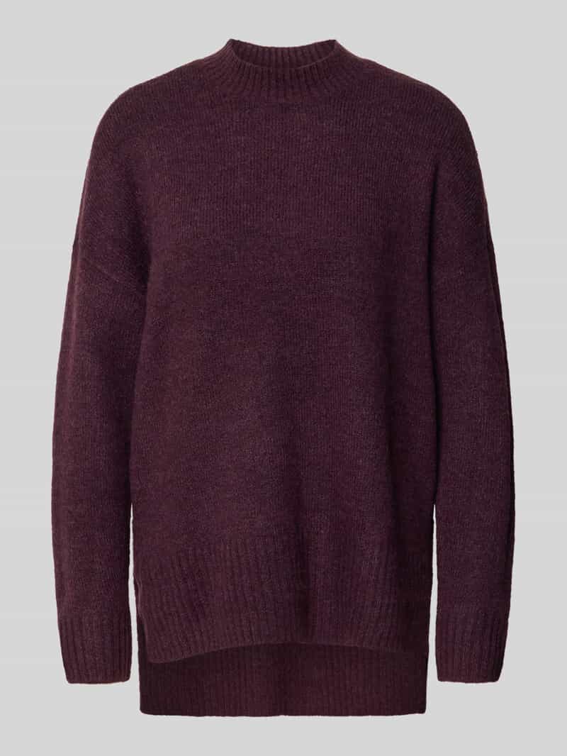 Sweter z dzianiny o kroju oversized z półgolfem model ‘LEFILE’