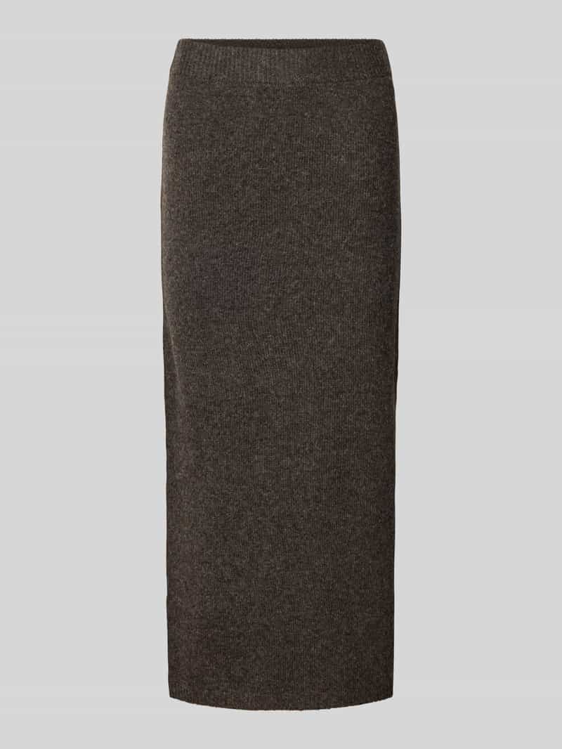 Spódnica midi o kroju slim fit z imitacji dzianiny model ‘Julienne’