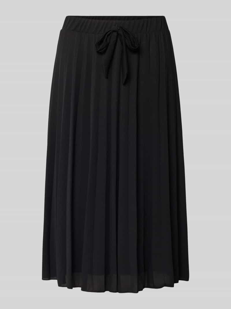 Spódnica plisowana o długości do kolan z elastycznym pasem model ‘Tenea’