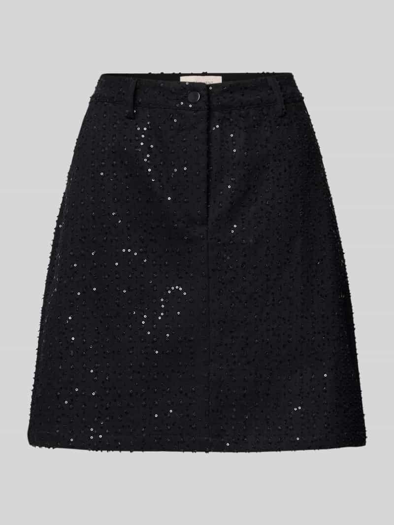 Spódnica mini z cekinowym obszyciem model ‘SHOW’