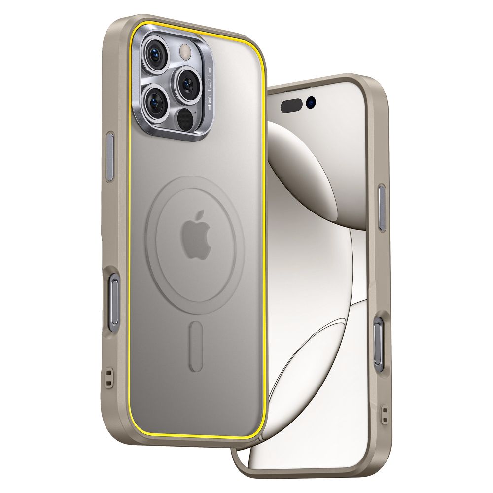 Etui na telefon AOHi The Future Magarmor iPhone 16 Pro Desert Titanium