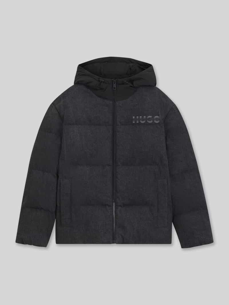 Kurtka pikowana o kroju relaxed fit z czystej bawełny model ‘BOWAN’