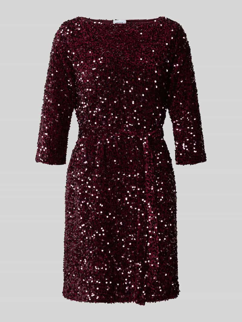 Sukienka mini z cekinowym obszyciem model ‘FAITH’