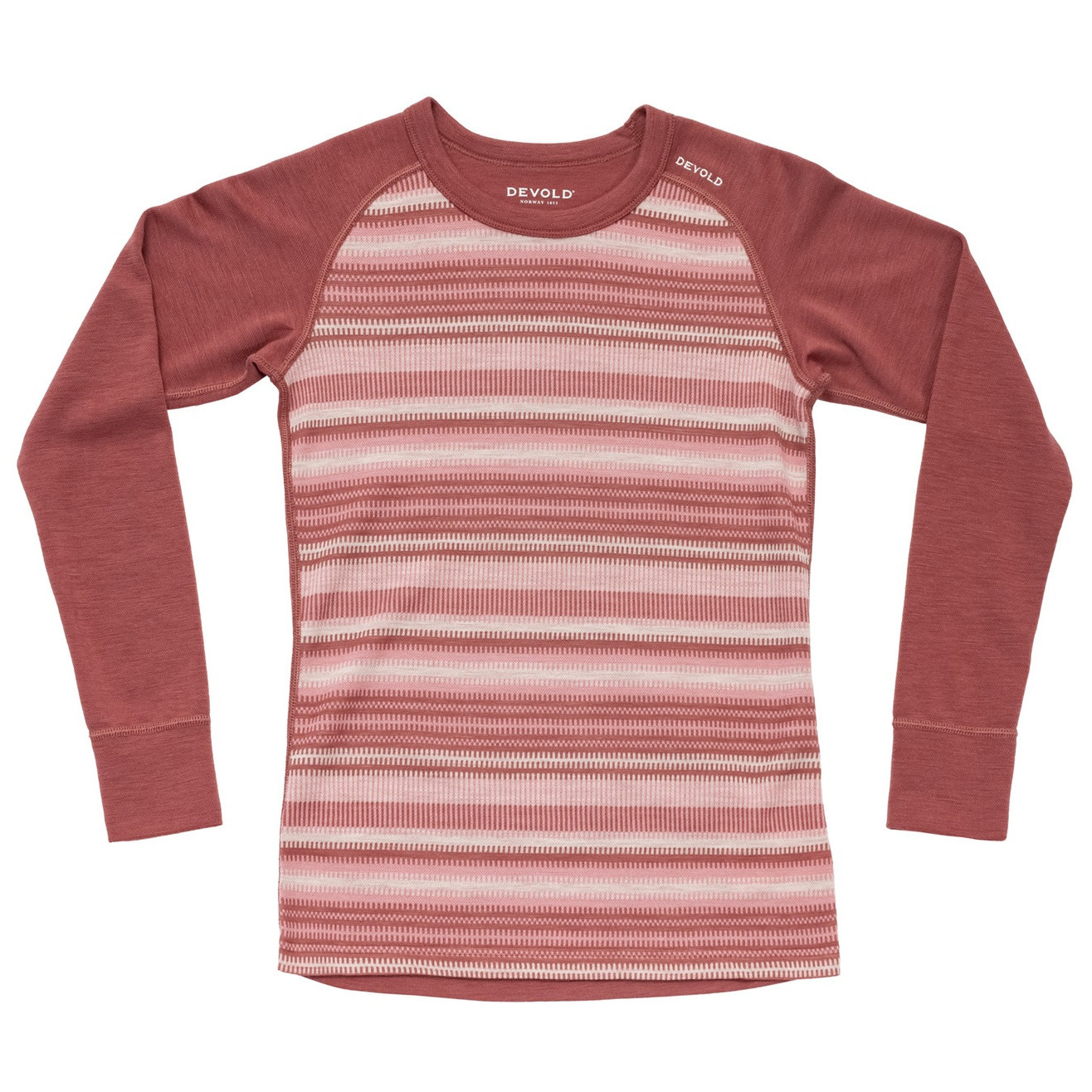 Damska koszulka Devold Signature Merino 230 Shirt Wmn Rozmiar: M / Kolor: czerwony